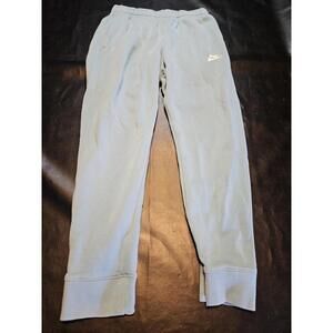 Nike Turqouise Sweatpants Size Small Side And Back Pockets Black Tag